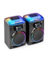 TRACK 2.0 JUEGO DE ALTAVOCES AMPLIFICADOS CON LED NEGRO