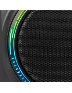 TRACK 2.0 JUEGO DE ALTAVOCES AMPLIFICADOS CON LED NEGRO