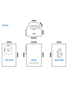 TRACK310 ALTAVOZ PARA FIESTAS CON ESPECTÁCULO DE LUCES LED