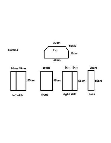 SC12 COBERTOR PARA BAFLE GENERAL 12"