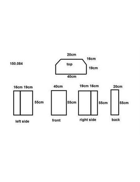 SC12 COBERTOR PARA BAFLE GENERAL 12"