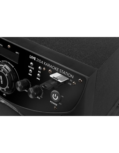LIVE2104 KARAOKE STATION SOBRE RUEDAS 2X 10”