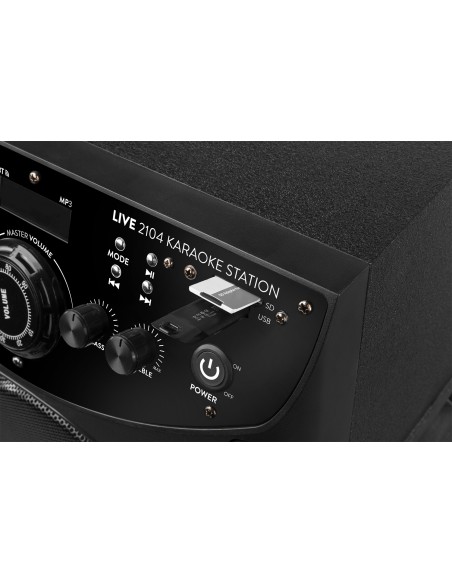 LIVE2104 KARAOKE STATION SOBRE RUEDAS 2X 10”