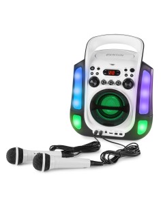 SBS30W SISTEMA KARAOKE CON CD Y 2 MICROS BLANCO 2