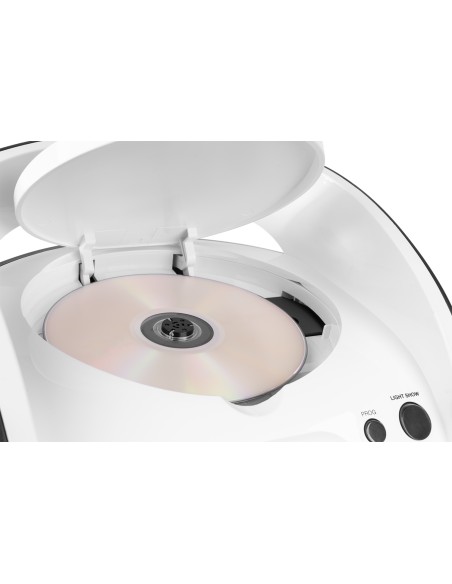 SBS30W SISTEMA KARAOKE CON CD Y 2 MICROS BLANCO