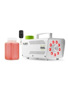 F509LW MÁQUINA DE HUMO PARTY 9 LEDS RGB EDICIÓN BLANCA