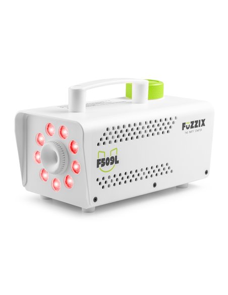 F509LW MÁQUINA DE HUMO PARTY 9 LEDS RGB EDICIÓN BLANCA