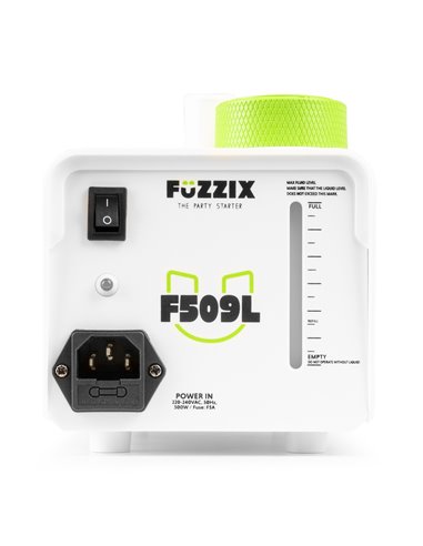 F509LW MÁQUINA DE HUMO PARTY 9 LEDS RGB EDICIÓN BLANCA