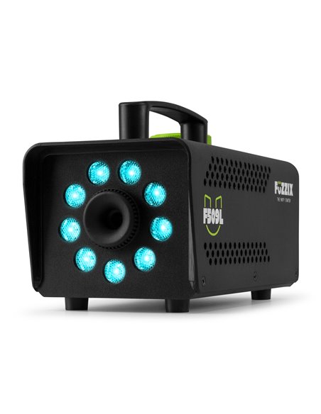 F509L MÁQUINA DE HUMO PARTY 9 LEDS RGB