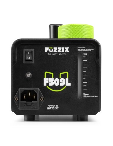 F509L MÁQUINA DE HUMO PARTY 9 LEDS RGB