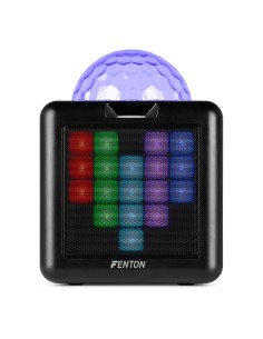 KAR15B ALTAVOZ KARAOKE CON 2 MICRÓFONOS NEGRO