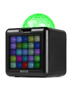 KAR15B ALTAVOZ KARAOKE CON 2 MICRÓFONOS NEGRO