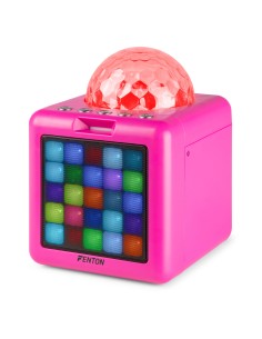 KAR15P ALTAVOZ KARAOKE CON 2 MICRÓFONOS PINK 2