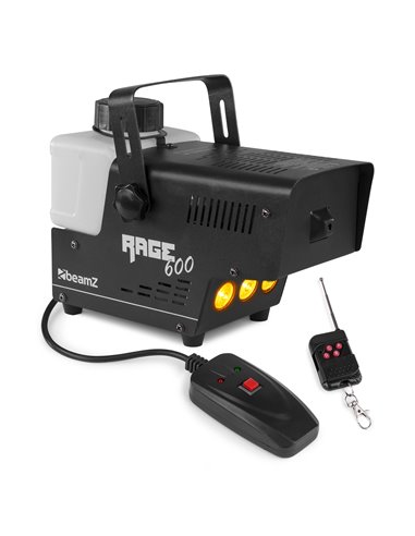 RAGE 600LED MAQUINA DE HUMO CON MANDO A DISTANCIA