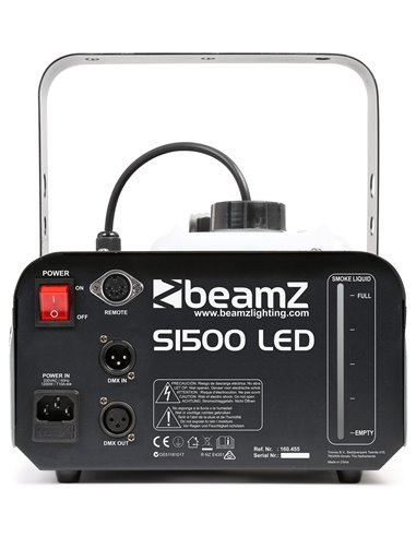 S1500LED MAQUINA DE HUMO CON LEDS 9X 3W RGB DMX