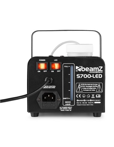 S700-LED MAQUINA DE HUMO CON EFECTO LLAMA