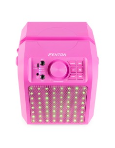 KAR50P ALTAVOZ KARAOKE CON EFECTO DE LUZ LED ROSA