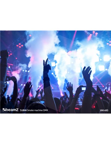 S1800 MAQUINA DE HUMO DMX HORIZONTAL/VERTICAL
