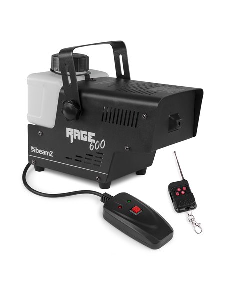 RAGE 600 MAQUINA DE HUMO CON MANDO A DISTANCIA