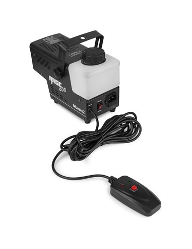 RAGE 600 MAQUINA DE HUMO CON MANDO A DISTANCIA