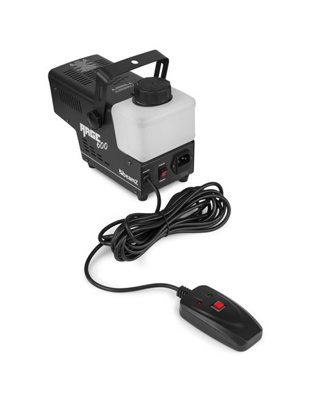 RAGE 600 MAQUINA DE HUMO CON MANDO A DISTANCIA