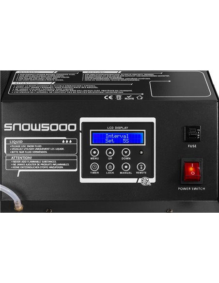 SNOW5000 MAQUINA DE NIEVE DE ALTO VOLUMEN