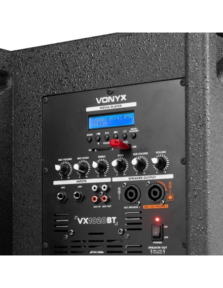InicioSonidoSistemas PA Power Dynamics VX1020BT CONJUNTO ACTIVO BAFLES 2.2 vista 21