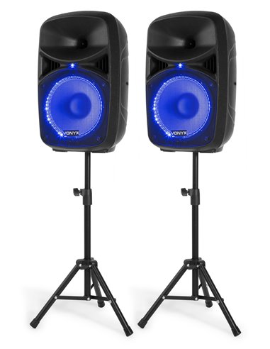 VPS102A SET PLUG & PLAY 600W CON TRIPODES