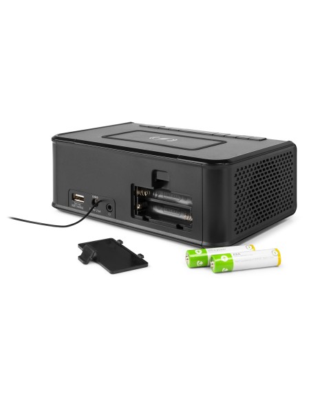CUNEO CLOCK RADIO DAB + CON CARGA INALÁMBRICA