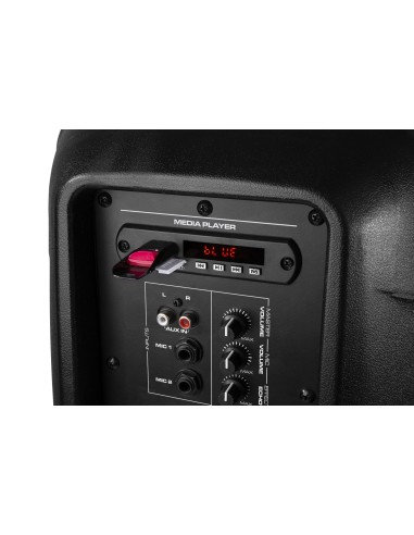 BRESCIA RECEPTOR DE INTERNET CON AMPLICADOR, DAB+ Y REPRODUCTOR CD NEGRO