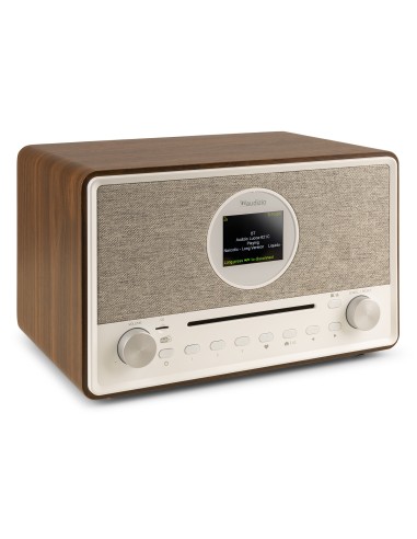 LUCCA RADIO INTERNET CON DAB+ Y REPRODUCTOR CD MADERA