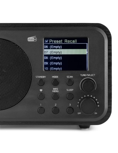 MILAN DAB+ RADIO CON BATERÍA NEGRO