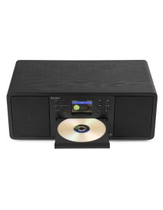 AVOLA SISTEMA DE MÚSICA DIGITAL CD/BT/DAB+/INTERNET NEGRO