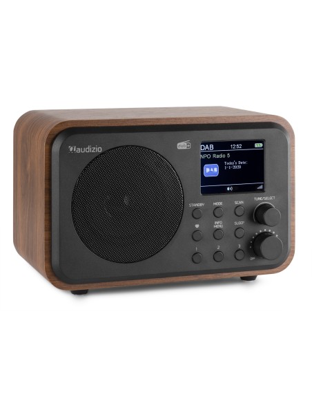 MILAN DAB+ RADIO CON BATERÍA MADERA