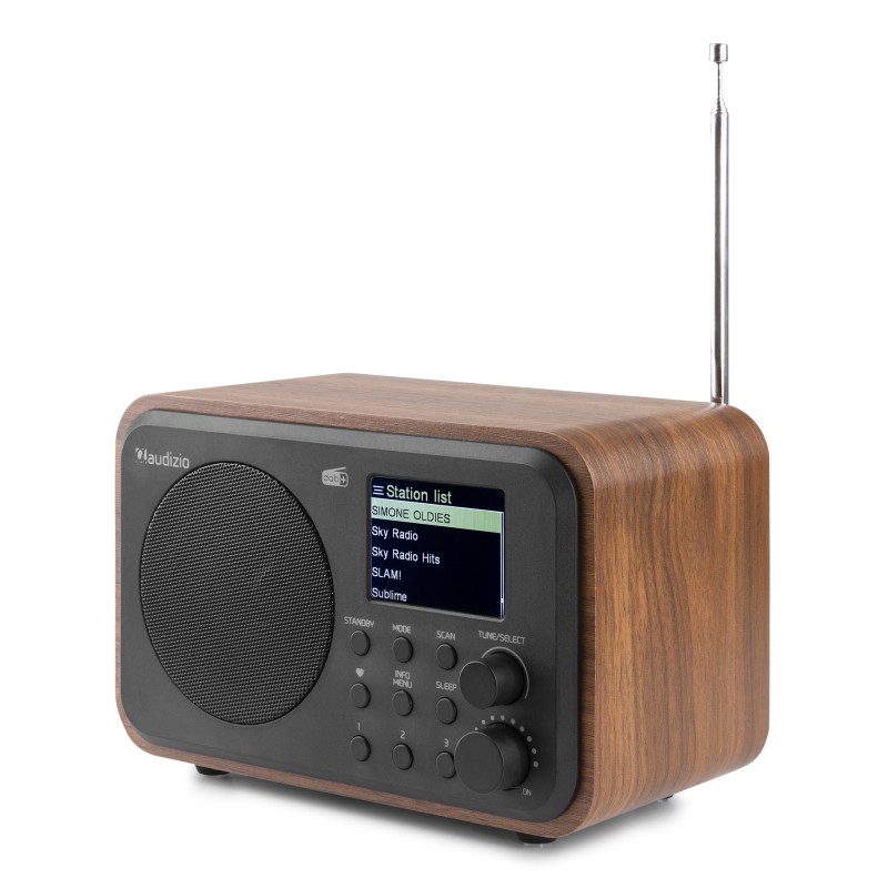 MILAN DAB+ RADIO CON BATERÍA MADERA