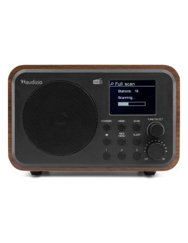 MILAN DAB+ RADIO CON BATERÍA MADERA