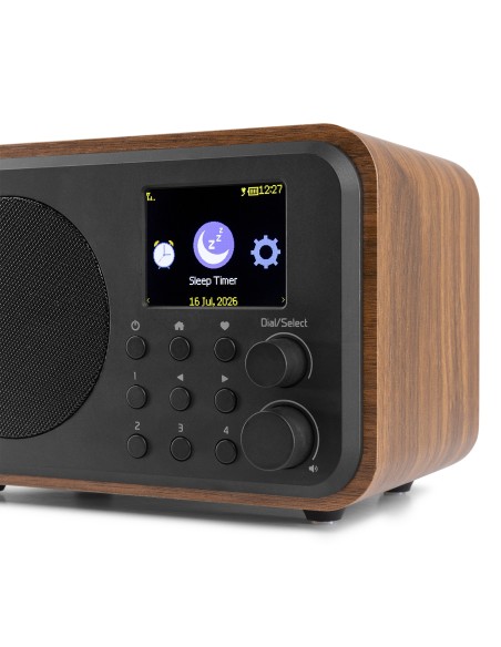 VICENZA WIFI RADIO INTERNET CON DAB+ Y BATERÍA WOOD
