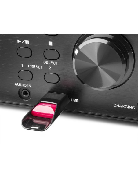 PRATO SISTEMA MUSICAL TODO-EN-UNO CD/DAB+ MADERA