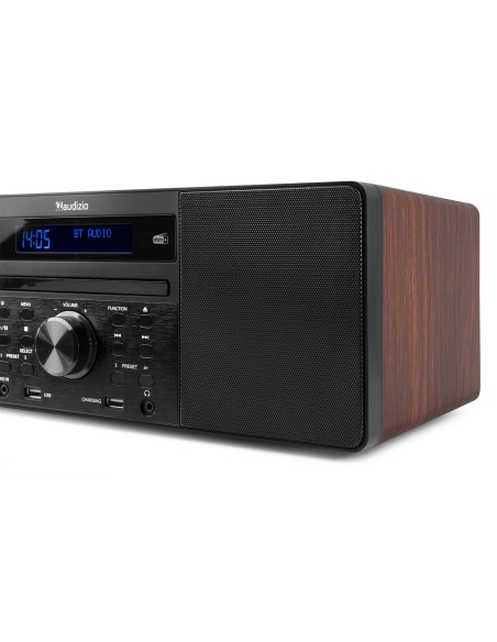 PRATO SISTEMA MUSICAL TODO-EN-UNO CD/DAB+ MADERA