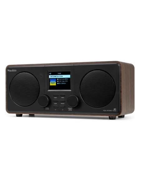 FOZA RADIO WIFI INTERNET ESTÉREO CON DAB + MADERA