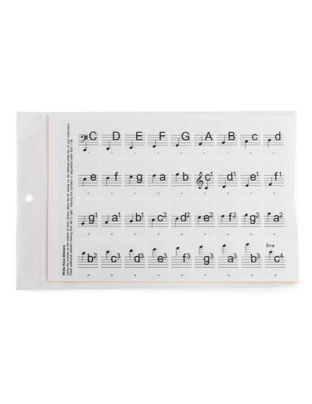 KB-KEY PEGATINAS NO PERMANENTES DE NOTAS PARA TECLADO