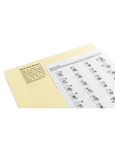 KB-KEY PEGATINAS NO PERMANENTES DE NOTAS PARA TECLADO