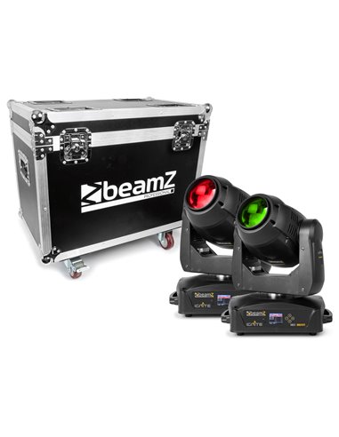 IGNITE180B CABEZA MOVIL LED BEAM 2PCS EN FLIGHTCASE
