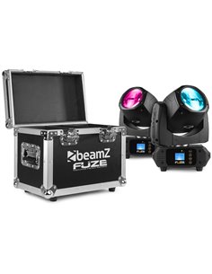 FUZE75B SET 2 PCS CABEZA MOVIL LED EN FLIGHTCASE 2
