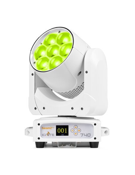 IGNITE740WH LED CABEZA MÓVIL WASH CON ZOOM