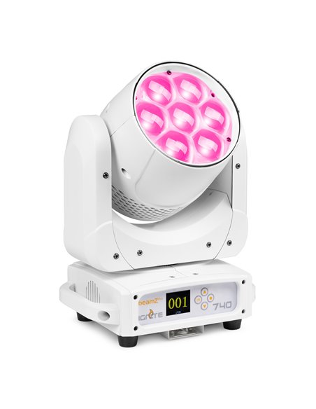 IGNITE740WH LED CABEZA MÓVIL WASH CON ZOOM