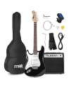 GIGKIT CONJUNTO GUITARRA ELÉCTRICA NEGRO ZURDO