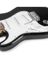 GIGKIT CONJUNTO GUITARRA ELÉCTRICA NEGRO ZURDO