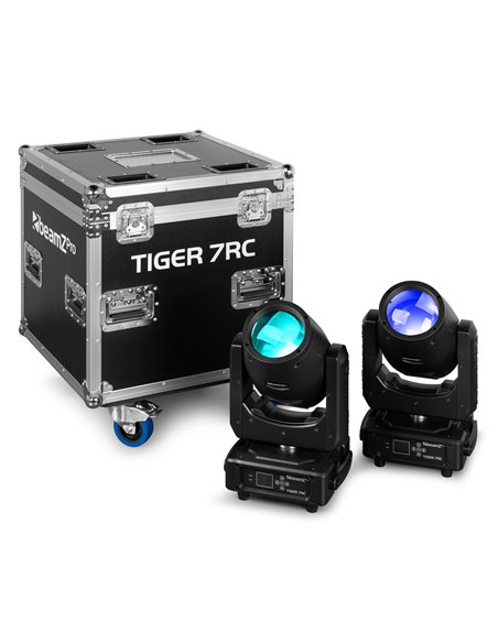 TIGER 7RC 230W CABEZA MÓVIL BEAM 2UDS EN FLIGHTCASE