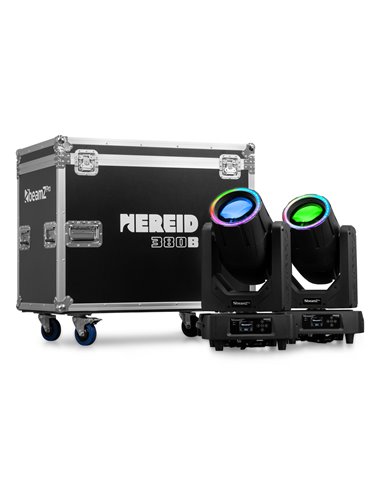 NEREID380B HAZ DE FOCO MÓVIL PARA EXTERIORES 2 PIEZAS EN FLIGHTCASE